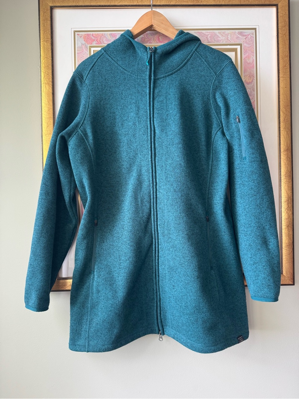 L.L. Bean Sweater Fleece Coat (hooded)